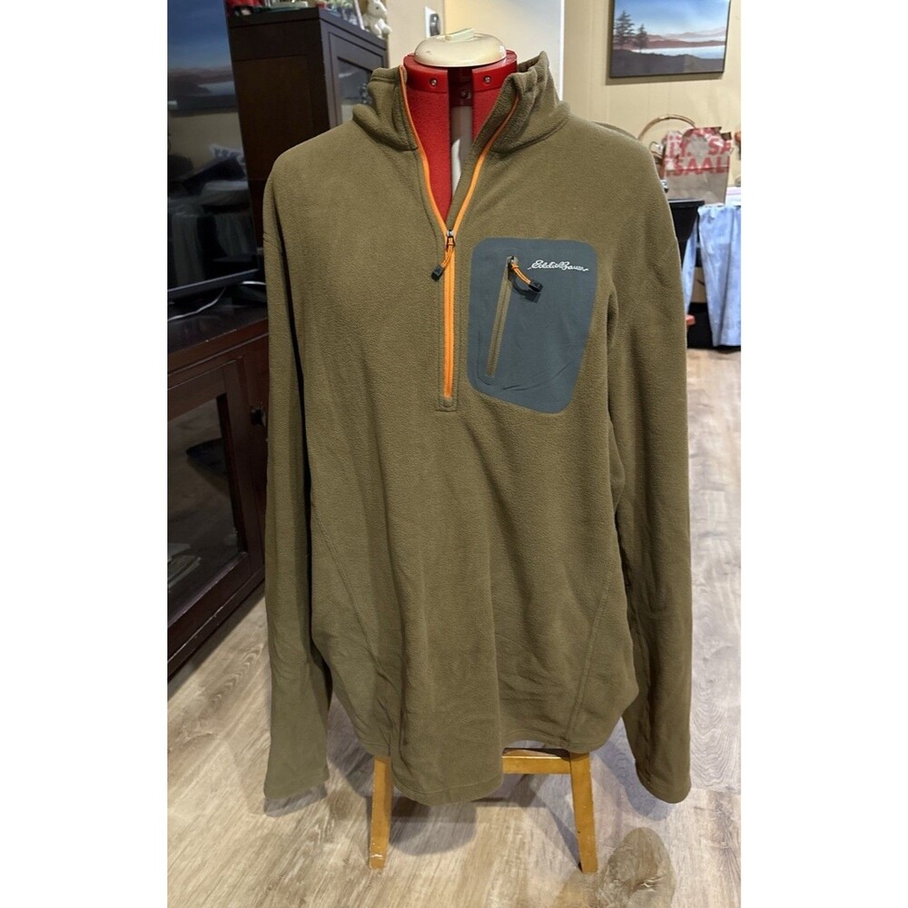 Eddie Bauer First Ascent 1/4 Zip Polartec Fleece Sweater T2XL Pullover